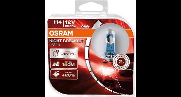 H4 Osram Night Breaker Laser +150% 64193NL-HCB