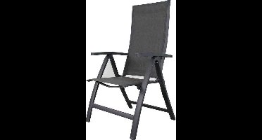 Corsica verstelbare tuinstoel - Antraciet