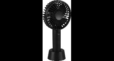 Trio Leuchten Ventilator Windy Oplaadbaar (USB) Zwart