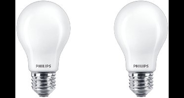 PHILIPS - LED Lamp - Set 2 Stuks - Classic LEDbulb 827 A60 - E27 Fitting - 7W - Warm Wit 2700K | Vervangt 60W
