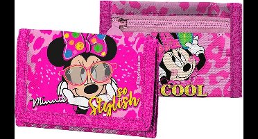 Disney Portemonnee Minnie Mouse 13 X 8 Cm Polyester Roze