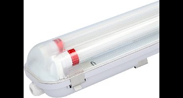 LED TL armatuur 150cm dubbel - T8 (G13) - 60 Watt 10500 lumen (175lm/W) - 6000K daglicht wit (860) - Koppelbaar - Flikkervrij - IP65 waterdicht - LED TL Lamp