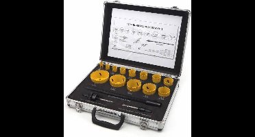 16 Delige Bi-Metaal Gatzagenset