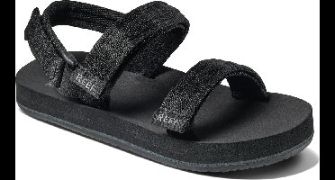 Reef Little Ahi Convertible Unisex Slippers - Black - Maat 19.20