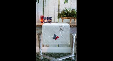 Loper kit Hertje en konijn in sneeuwlandschap