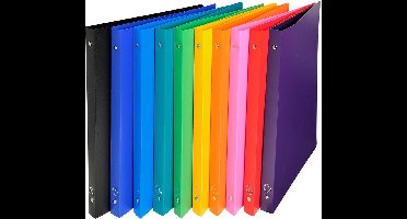 Exacompta Ringmap - 2 rings - 15 mm - A4 - 1 stuk - Geassorteerde kleuren