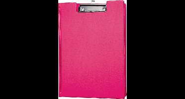 Klembordmap maul a4 staand + penlus neon roze