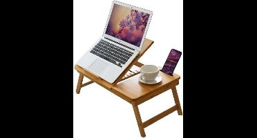 IVOL Laptoptafel voor op schoot Bamboe - Verstelbare bedtafel