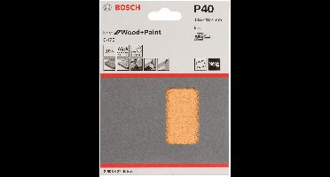 Bosch - 10-delige schuurbladset 115 x 107 mm, 40
