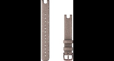 Garmin Lily Horlogebandje - 14mm - Wearablebandje - Italiaans Leer - Dark Bronze