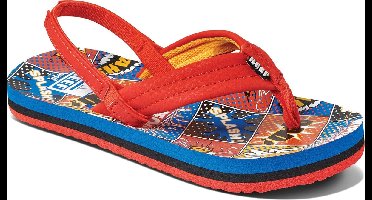Reef Slippers - Maat 23/24 - Unisex - rood/blauw