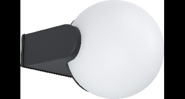 EGLO Rubio Wandlamp Buiten - E27 - 17 cm - Zwart/Wit