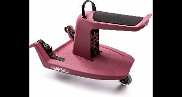 Kid-Sit Meerijdplankje Universeel - Met Zitje - Buggyboard - Tot 4 Jaar - Ruby Blush - Roze