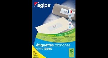 agipa adres etiketten 210x297mm wit