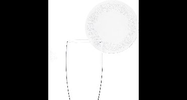 Partydeco - Naamkaartje rond voor glas (10st)