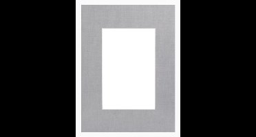 Passe-partouts 822 Grijs 40x50cm met 27x34cm uitsnede (5 stuks)