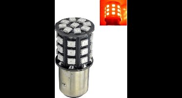 ROOD - BA15S - LED - 33 SMD - 2835 - 12V