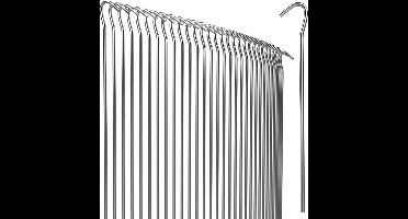 Gardebruk Haringen Set van 100 Gegalvaniseerd Staal lxØ 200x3,5mm