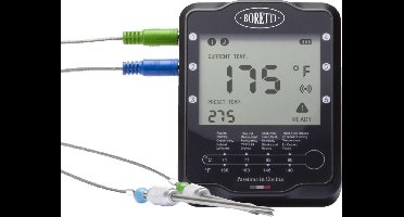Boretti BBQ Thermometer met 2 sondes - incl. batterijen - app - magneet