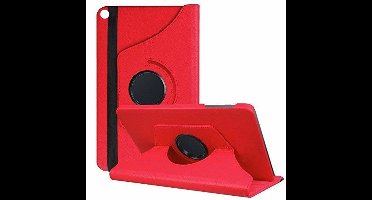 Ntech Hoes Geschikt voor Samsung Galaxy Tab A 10.1 (2019) draaibare Hoes - Rood