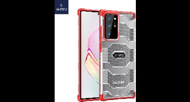 WiWu - Hoesje geschikt voor Samsung Galaxy Note 20 Ultra -Voyager Case - Schokbestendige Back Cover - Rood