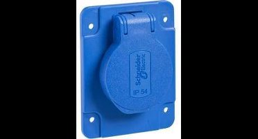 Schneider Electric PKS62B Stopcontact (inbouw) IP54, IK08 Blauw