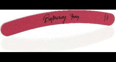 Sibel Nails Nagelvijlen Nagelvijl Boomerang Rood 200/240 Vijl 10Stuks