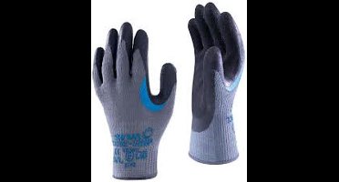 Showa Re-Grip 330 Met Zwarte Palm Werkhandschoenen   - Maat L