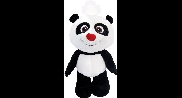 Bino Knuffelpanda Junior 15 Cm Pluche Zwart/wit