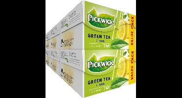 Pickwick Lemon Groene Thee Voordeelverpakking - 6 x 40 theezakjes