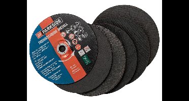 PARKSIDE® doorslijp- en voorbewerkingsbladen Haakse Slijper 230mm , 6 stuks - Materiaal: hoofdschild: staal Aantal omwentelingen: max. 6600 min⁻¹ / max. 80 m / s Bijzonderheden: ontworpen voor standaard haakse slijpers, incl. Bosch, Black & Decker