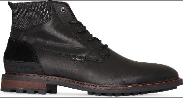 PME Legend - Heren Veterschoenen Huffster Zwart - Zwart - Maat 44
