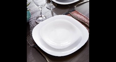 LUMINARC  Serviesset Carine Neo 18 stuks- Wit - 6 personen