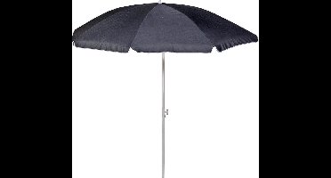 Strandparasol grijs 200 cm - Strandparasol met knikarm - Kleine parasol - Kinder parasol