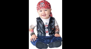 Vegaoo - Biker kostuum voor baby's - Klassiek