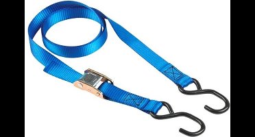 Master Lock 4368EURDAT Spanband eindloos met klemgesp en S-haak - 2m x 25mm - set van 2