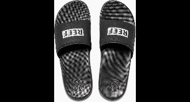 Reef One SlideBlack/White Heren Slippers - Zwart/Wit - Maat 42