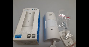 eTiger Sigmatek Elro NIEUWSTE model SAC-01 PIR sensor MAX 80 meter zend vermogen incl beugel vervanger van ES-D1A bewegingsmelder voor alle eTIGER draadloze alarmsystemen S3b Sim SECUAL S4, S5 en S6