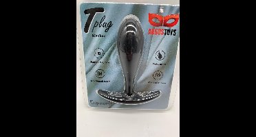 Power Escorts - T-plug  - anaal plug - siliconen medium - Verpakt in stevige blister - AT1114