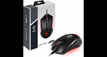 MSI Clutch GM08 - Gaming Muis - Ambidextrous USB Type-A Optisch 4200 DPI