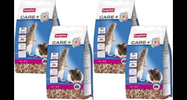 4x Beaphar Care+ Rat - rattenvoer - 1.5kg