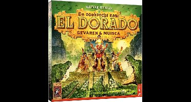 999 Games - De Zoektocht naar El Dorado - Gevaren & Muisca - Uitbreiding 2 - Bordspel - Strategisch spel - Avonturenspel - vanaf 10 jaar - Uitbreiding