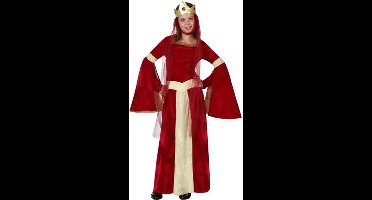 Middeleeuwse prinses/koningin kostuum meisjes- carnavalskleding - voordelig geprijsd 128