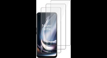Screenprotector geschikt voor OnePlus Nord CE 2 Lite - Gehard Glas Beschermglas Tempered Glass Screen Protector - 3 Stuks