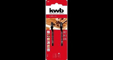 KWB decoupeerzaagblad 8,2cm HCS carbon 2 stuks