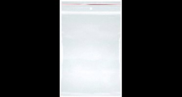 OFFICE products gripsealzakje, transparant, pak van 100 stuks, 170 x 230 mm