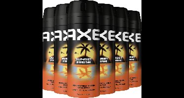 AXE - Deodorant Bodyspray - Sunset Fresh - 6 x 150 ml - Voordeelverpakking