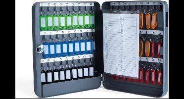 Sleutelkast pavo basic 54 haken donkergrijs