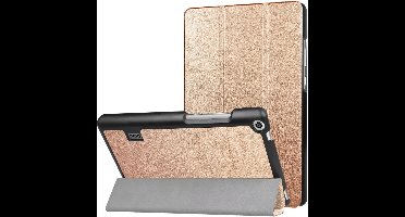Hoes geschikt voor Huawei T3 7 inch - Smart Book Case Hoesje van iCall - Goud