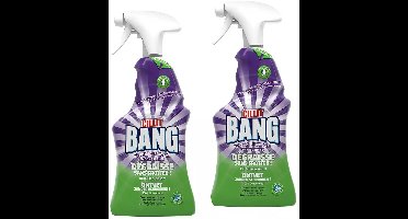 Cillit Bang - Power Cleaner - Ontvetter - Schoonmaakspray - Voor Kalkaanslag, Roest en Vuil - 750 ml - Voordeel Set 2 Stuks